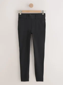 Black/Rinse Blue - Set van 2 lange jersey denim leggings