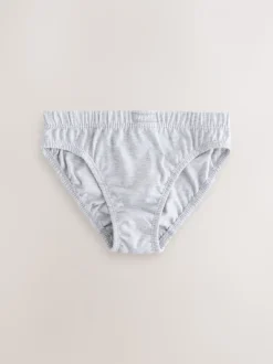 Blauw - 100% katoenen slip verpakking van 7 (1,5 - 16 jr)
