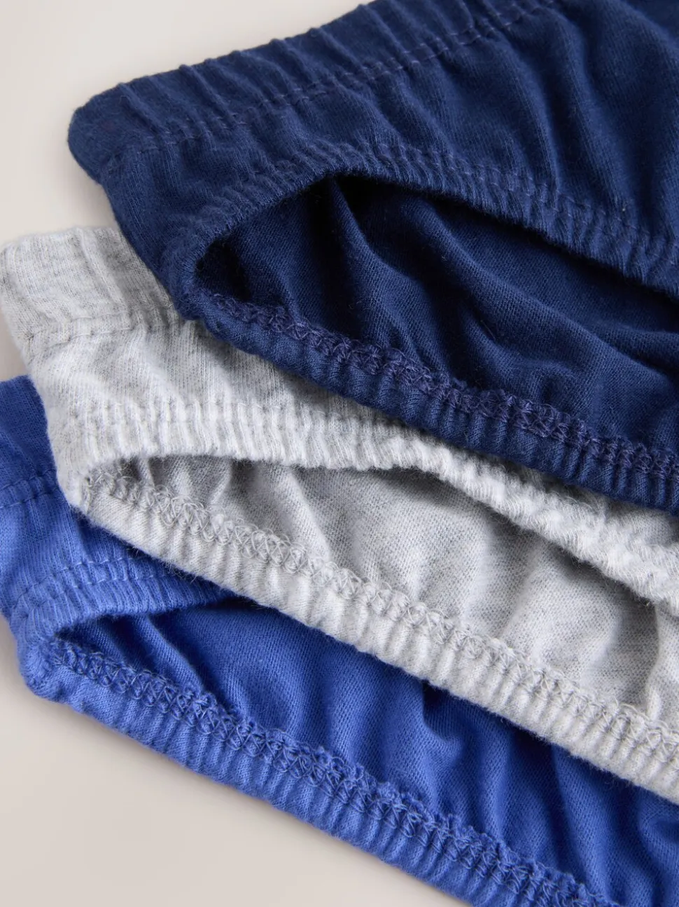 Blauw - 100% katoenen slip verpakking van 7 (1,5 - 16 jr)