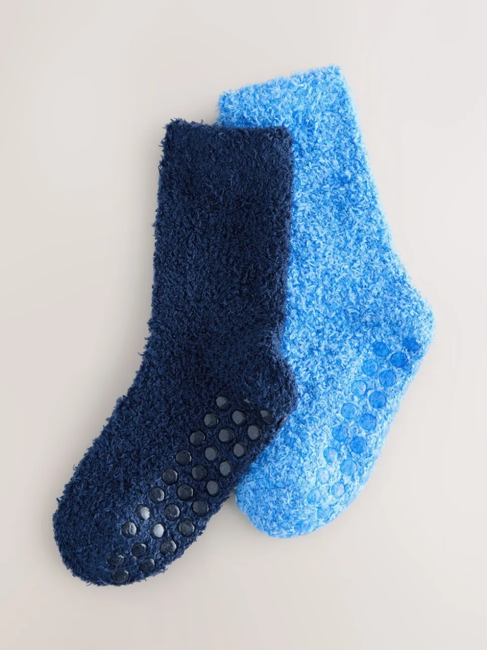 Blauw - 2 paar knusse sokken