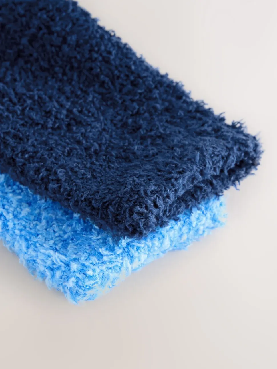 Blauw - 2 paar knusse sokken