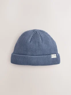 Blauw - 2 Pack Baby Beanie Mutsen (0mnd -2jr)