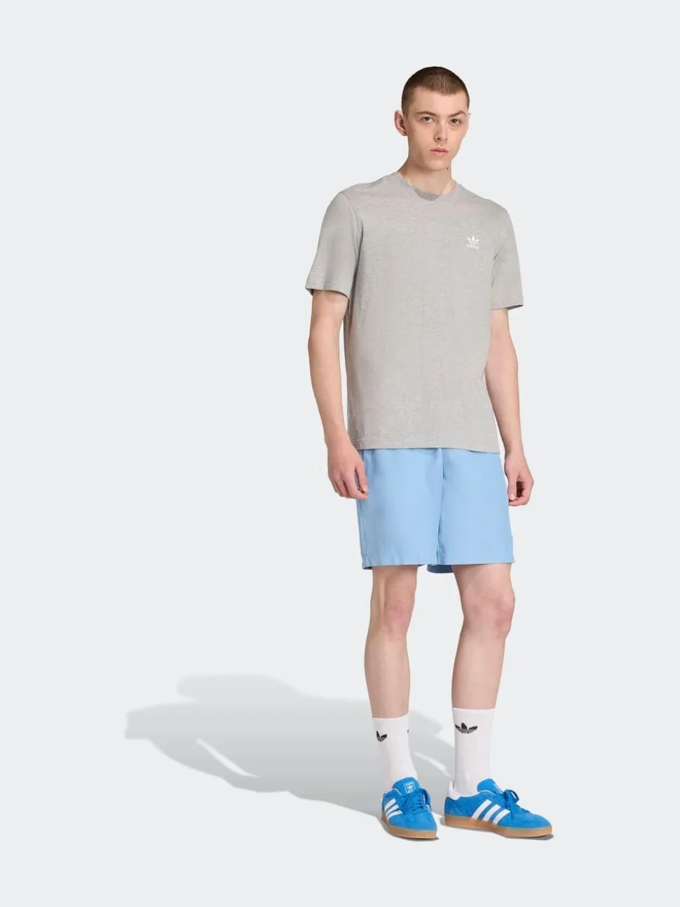 Blauw - adidas Adic 8 Inch zwembroek