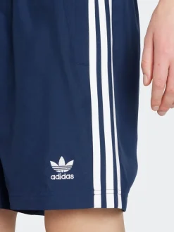 Blauw - adidas Adicolor 3-Strepen 8-Inch Zwembroek