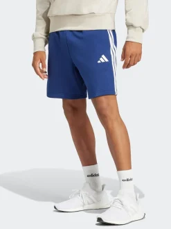 Blauw - adidas Essential 3-Stripes French Terry Shorts