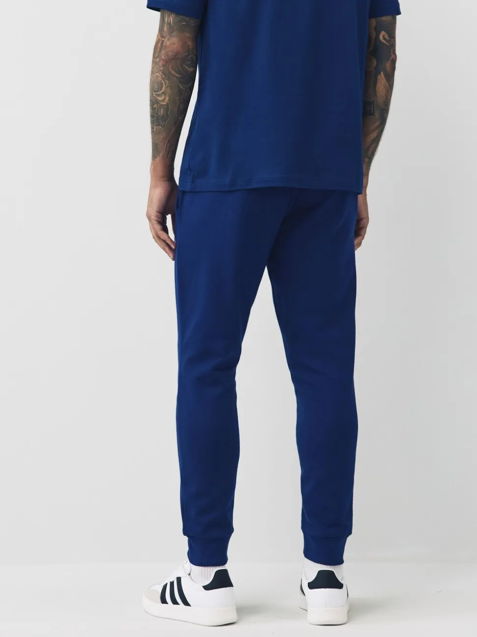 Blauw - adidas Essentials Feelcozy fleece joggingbroek