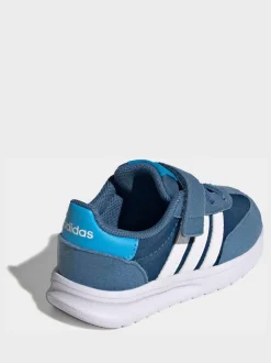 Blauw - adidas Run 70s 2.0 sneakers Klittenbandsneakers voor zuigelingen