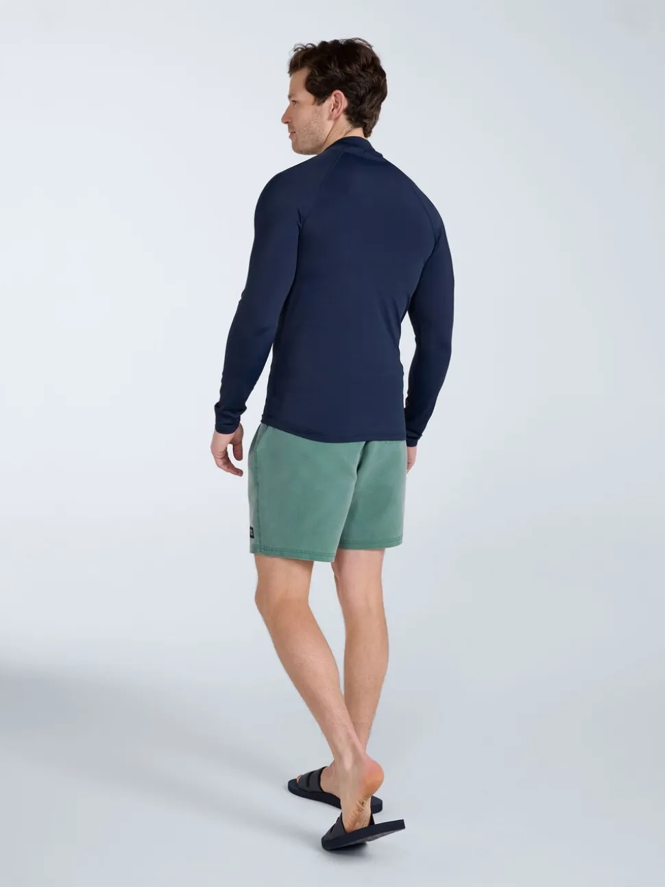 Blauw - Animal Sonny sneldrogend surfhemd met logo voor heren