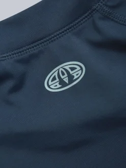 Blauw - Animal Sonny sneldrogend surfhemd met logo voor heren