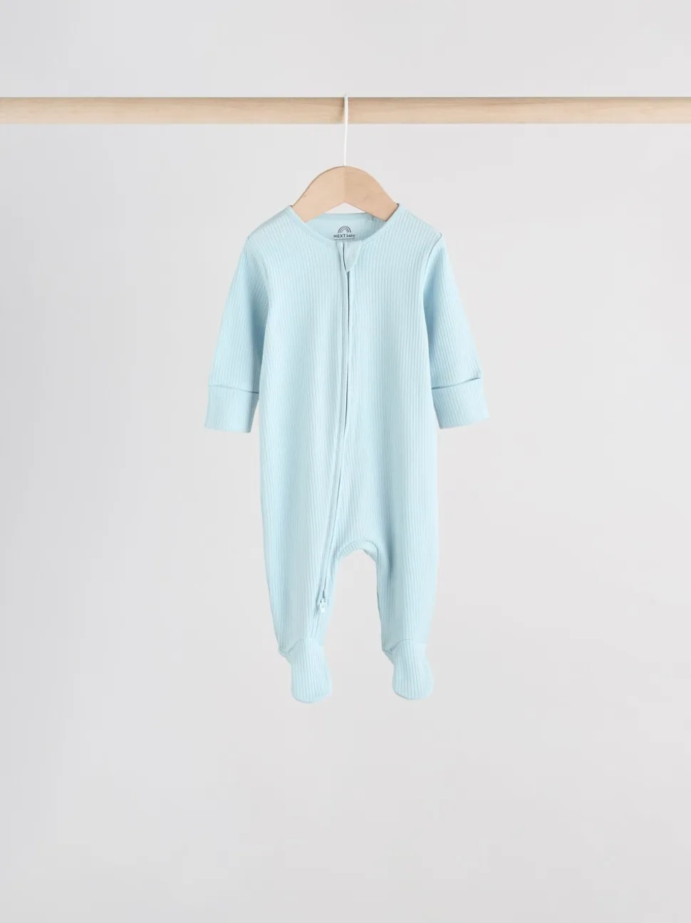 Blauw - Babypyjama's met tweewegrits (0-2jr)