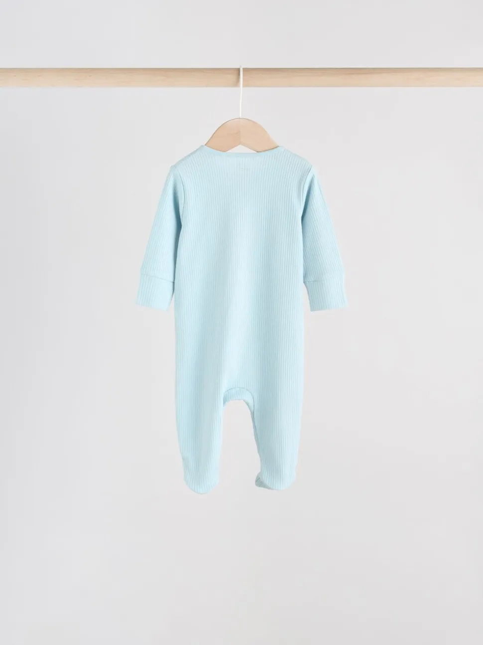 Blauw - Babypyjama's met tweewegrits (0-2jr)