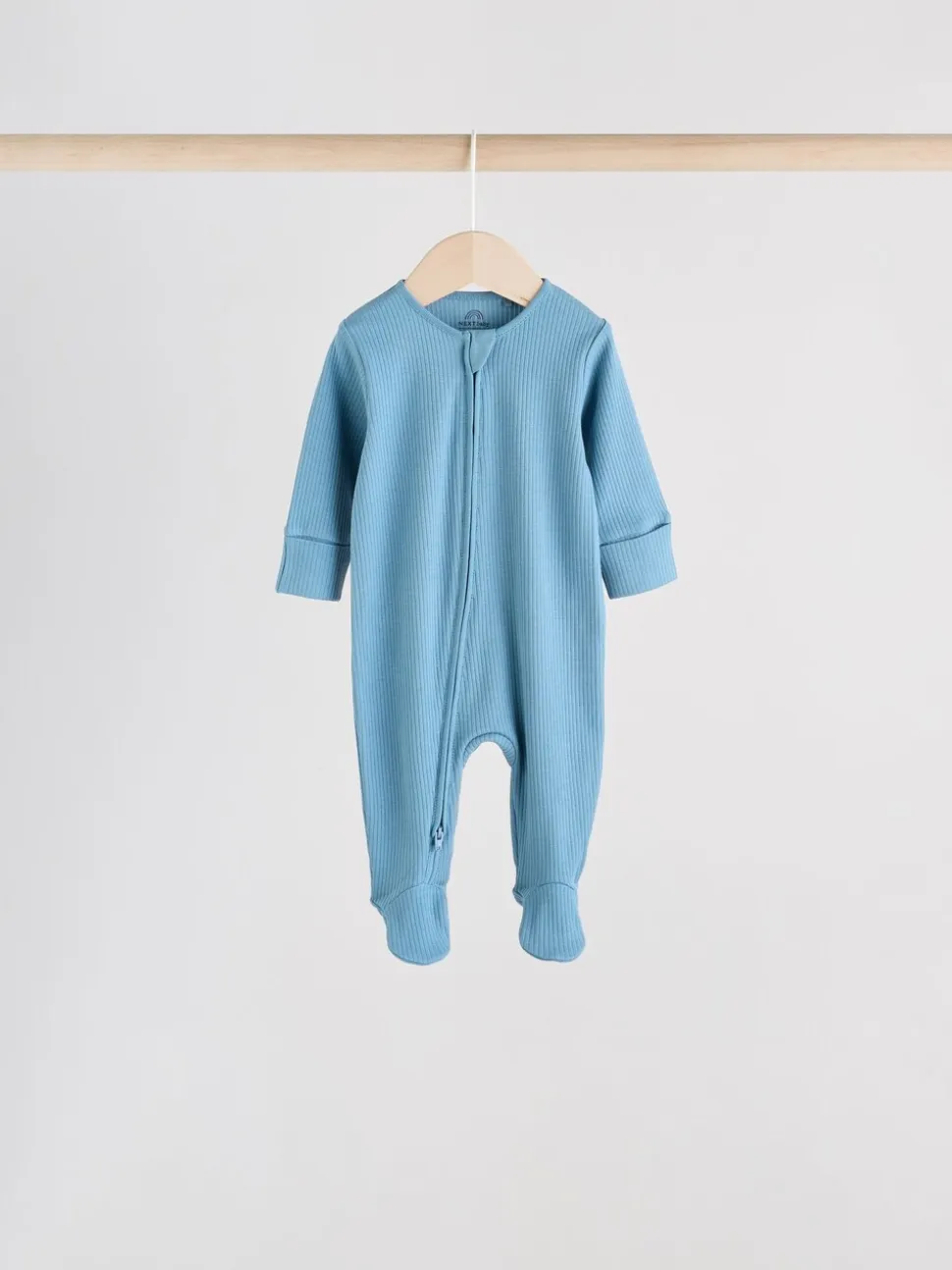 Blauw - Babypyjama's met tweewegrits (0-2jr)