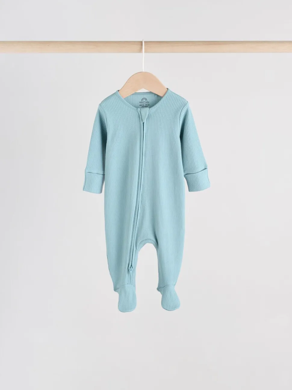 Blauw - Babypyjama's met tweewegrits (0-2jr)