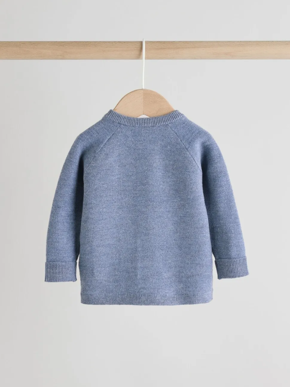 Blauw - Babyset met gebreide trui en legging (0mnd-2jr)