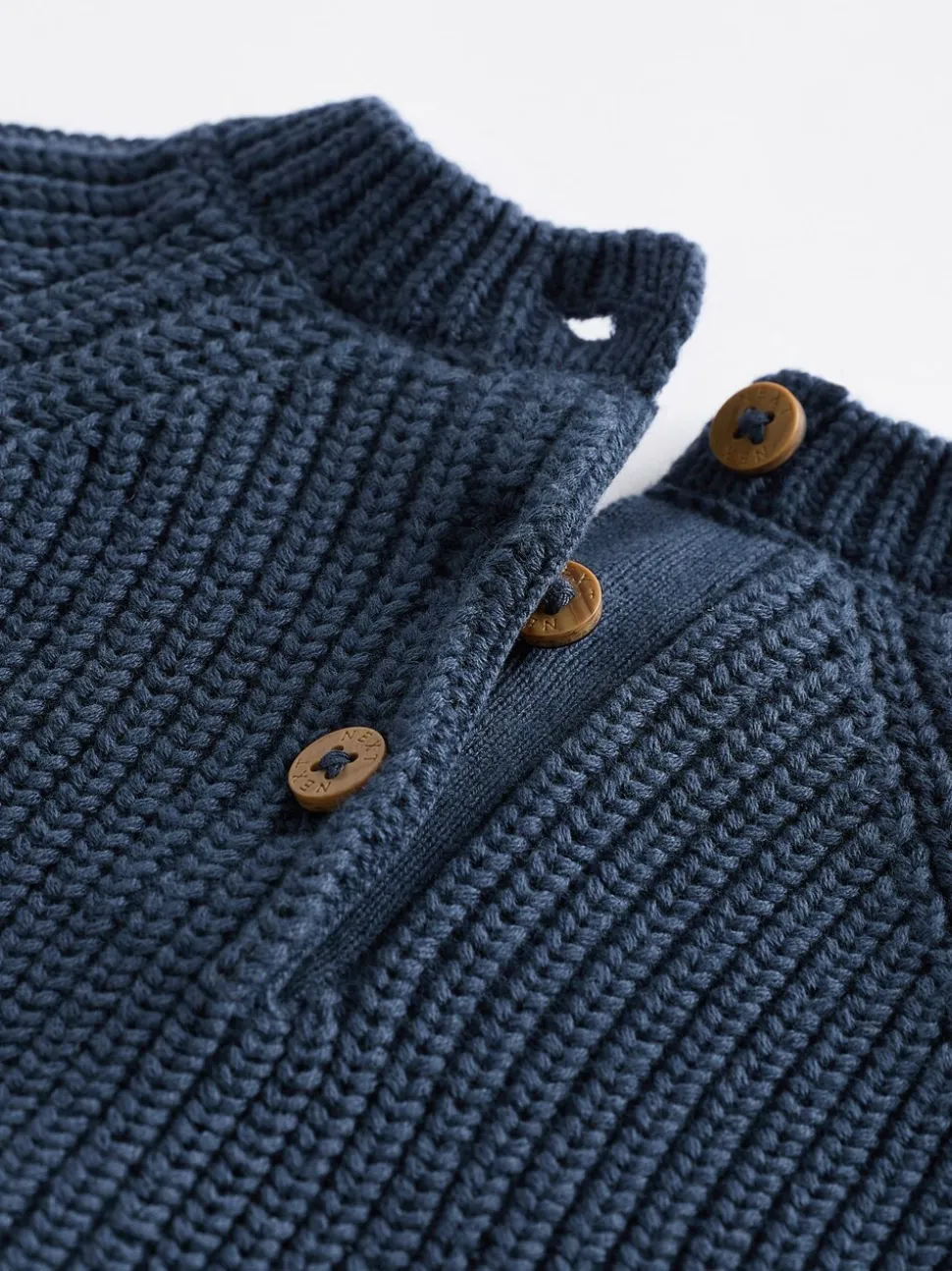 Blauw - Babyset met gebreide trui en legging (0mnd-2jr)