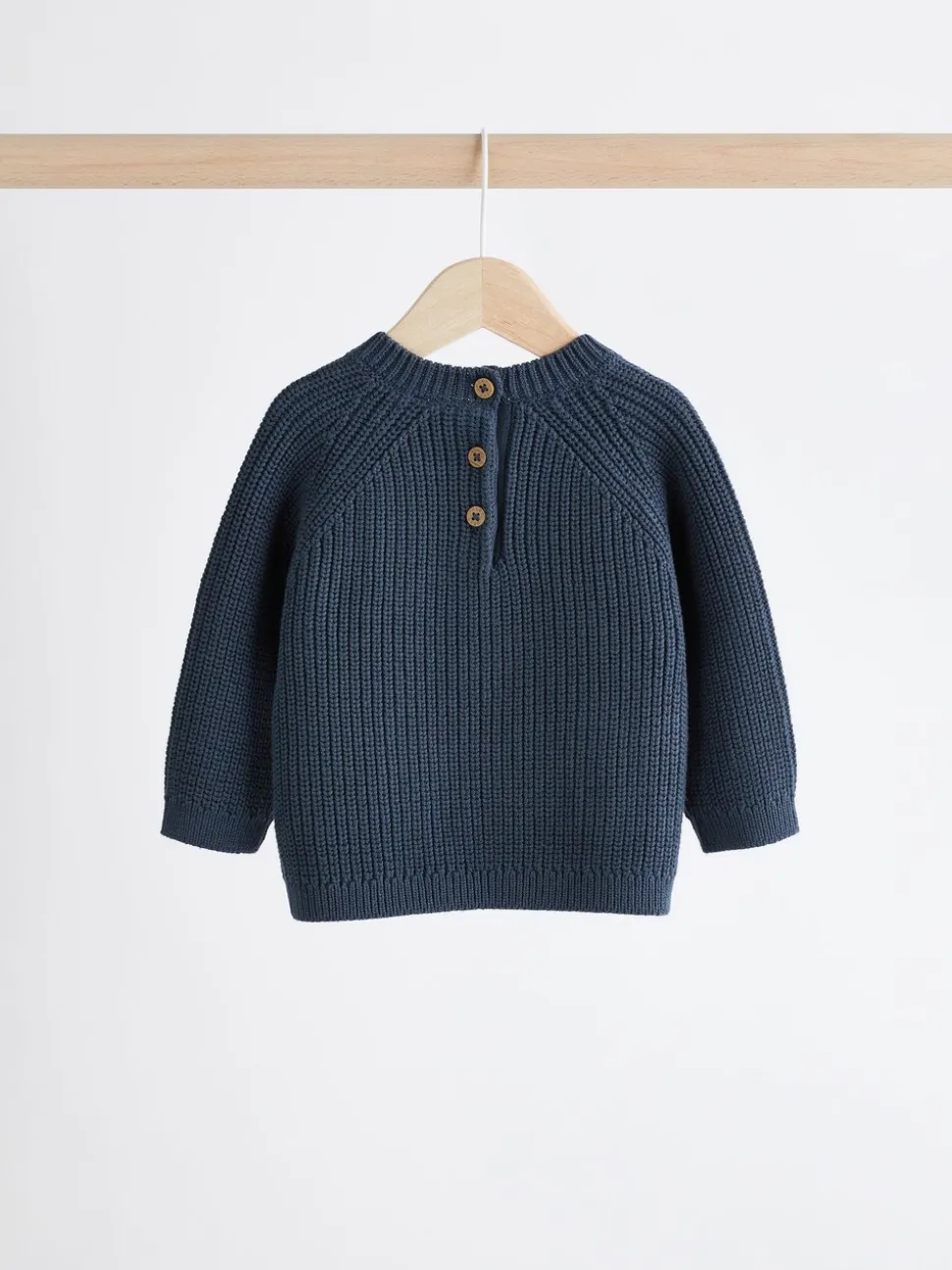 Blauw - Babyset met gebreide trui en legging (0mnd-2jr)