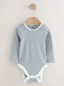 Blauw - Babyset van tuinbroek en rompertje (0 mnd-2 jr)
