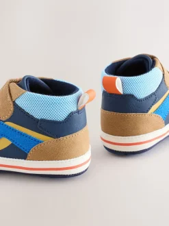 Blauw - Babysneakers met klittenbandsluiting (0-2mnd)