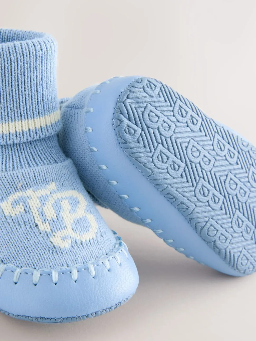 Blauw - Baker by Ted Baker gebreide laarsjes voor Jongens