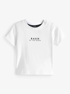 Blauw - Baker by Ted Baker 100% katoenen (0 - 6 jr) driedelig trainingspakset