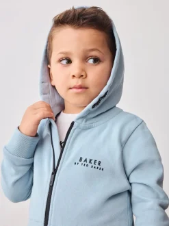 Blauw - Baker by Ted Baker 100% katoenen (0 - 6 jr) driedelig trainingspakset