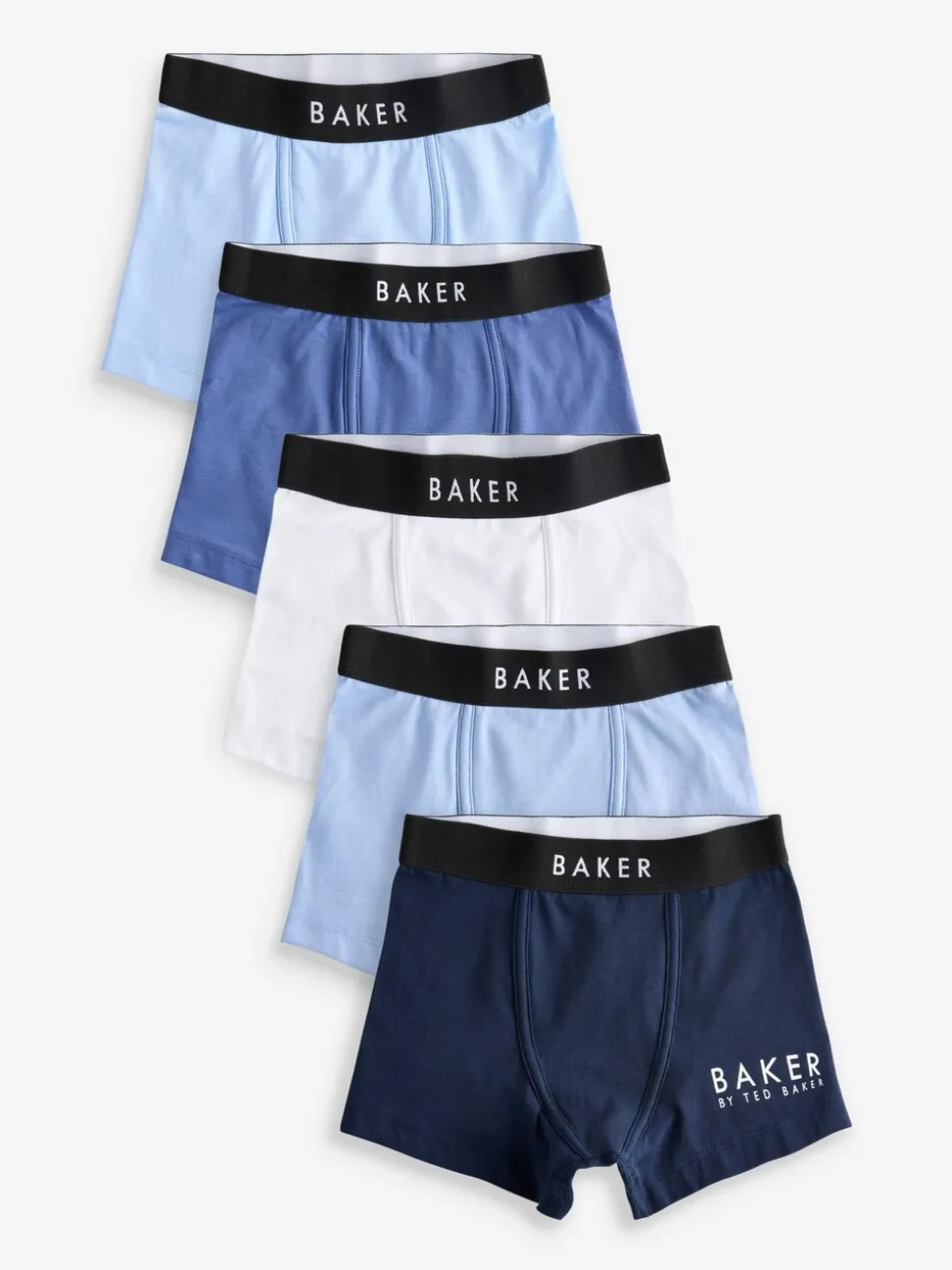 Blauw - Baker by Ted Baker set van 5 boxershorts