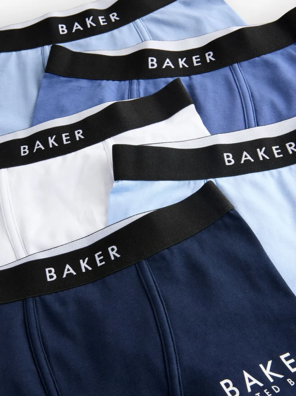 Blauw - Baker by Ted Baker set van 5 boxershorts