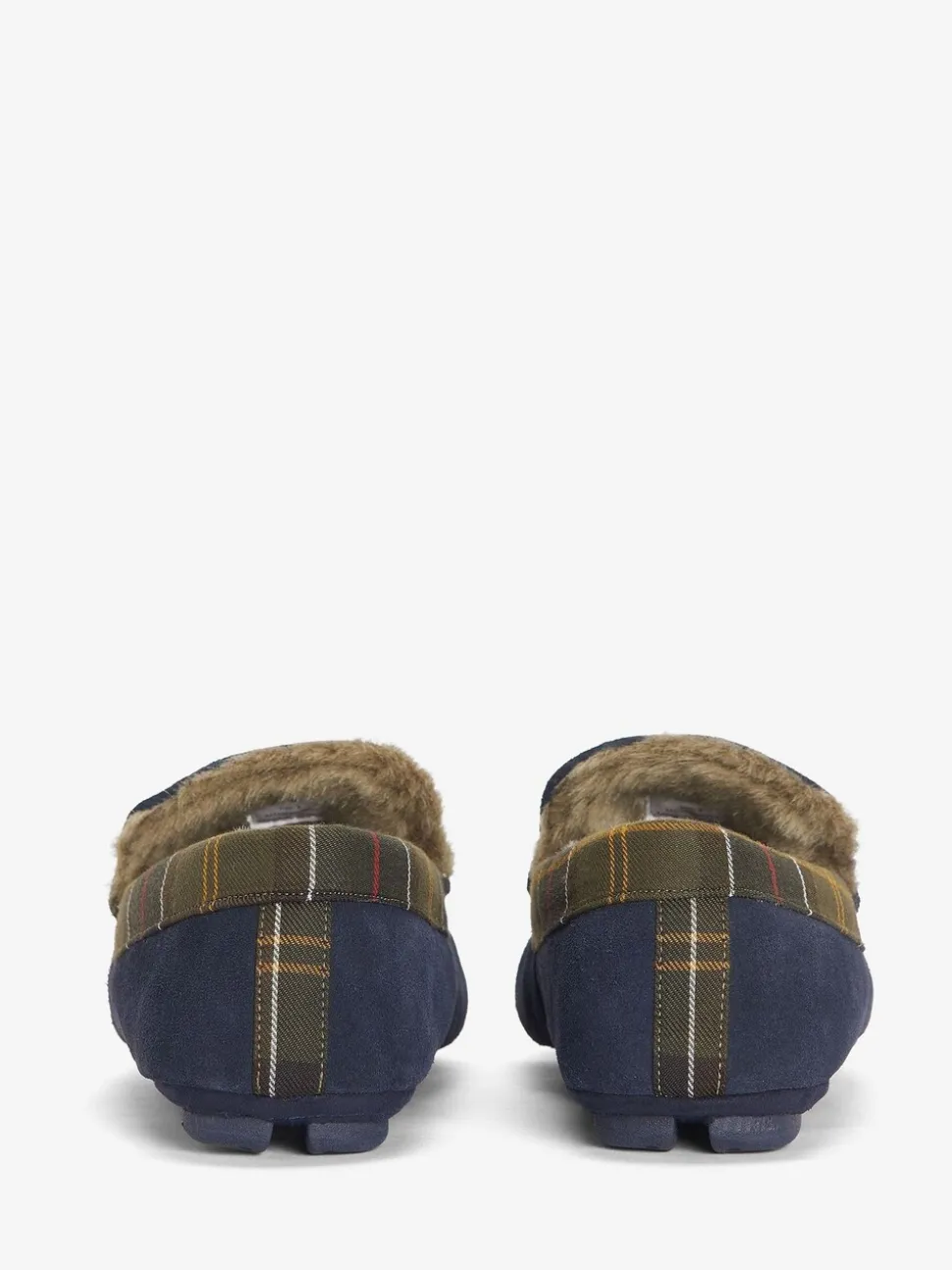 Blauw - Barbour® Tartan Monty Moccasin Slippers