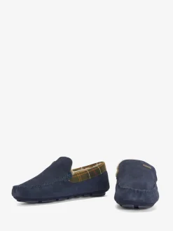Blauw - Barbour® Tartan Monty Moccasin Slippers