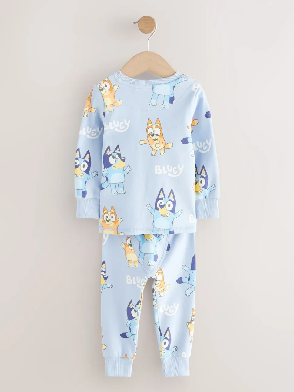 Blauw - Bluey behaaglijke pyjama (12mnd-8jr)