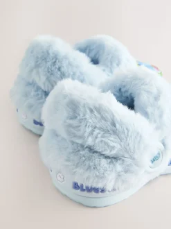Blauw - Bluey Cosy Lined Slipper Clogs