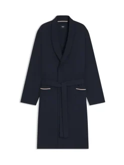 Blauw - BOSS Towelling Robe