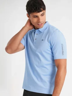 Blauw - Calvin Klein Golf Uni poloshirt