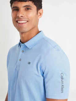 Blauw - Calvin Klein Golf Uni poloshirt