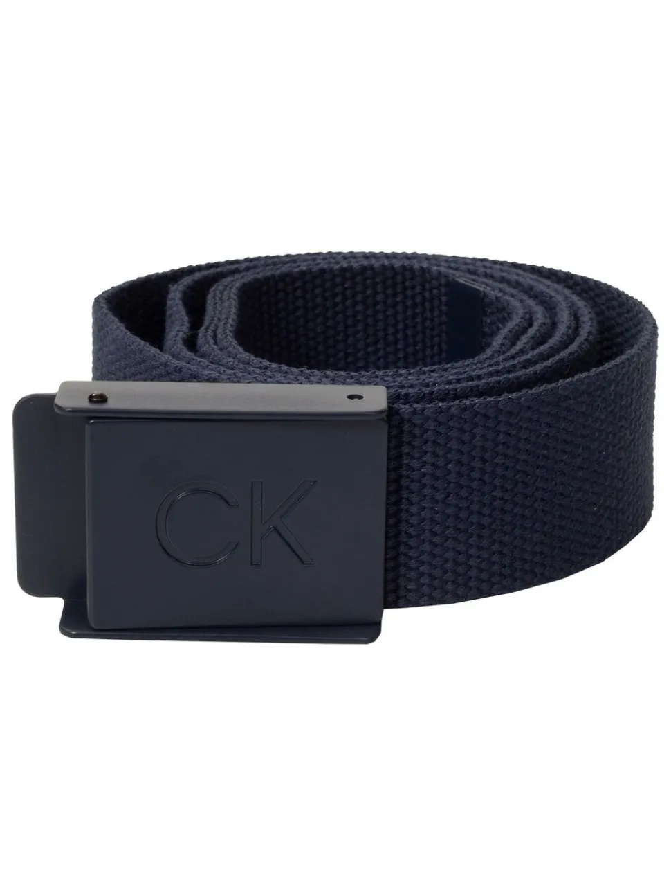 Blauw - Calvin Klein Golf Monogram Buckle Belt