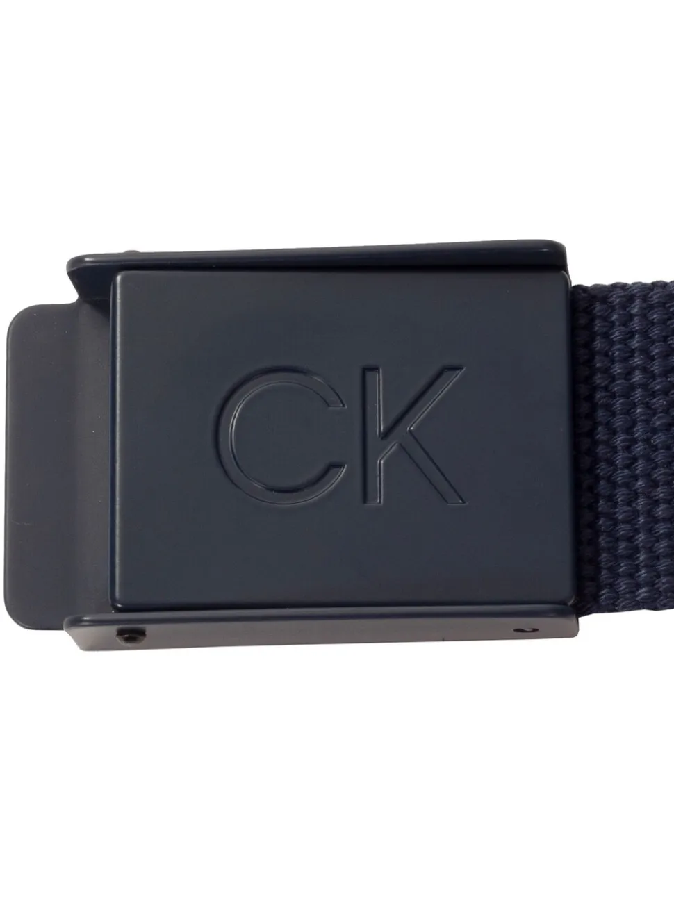Blauw - Calvin Klein Golf Monogram Buckle Belt