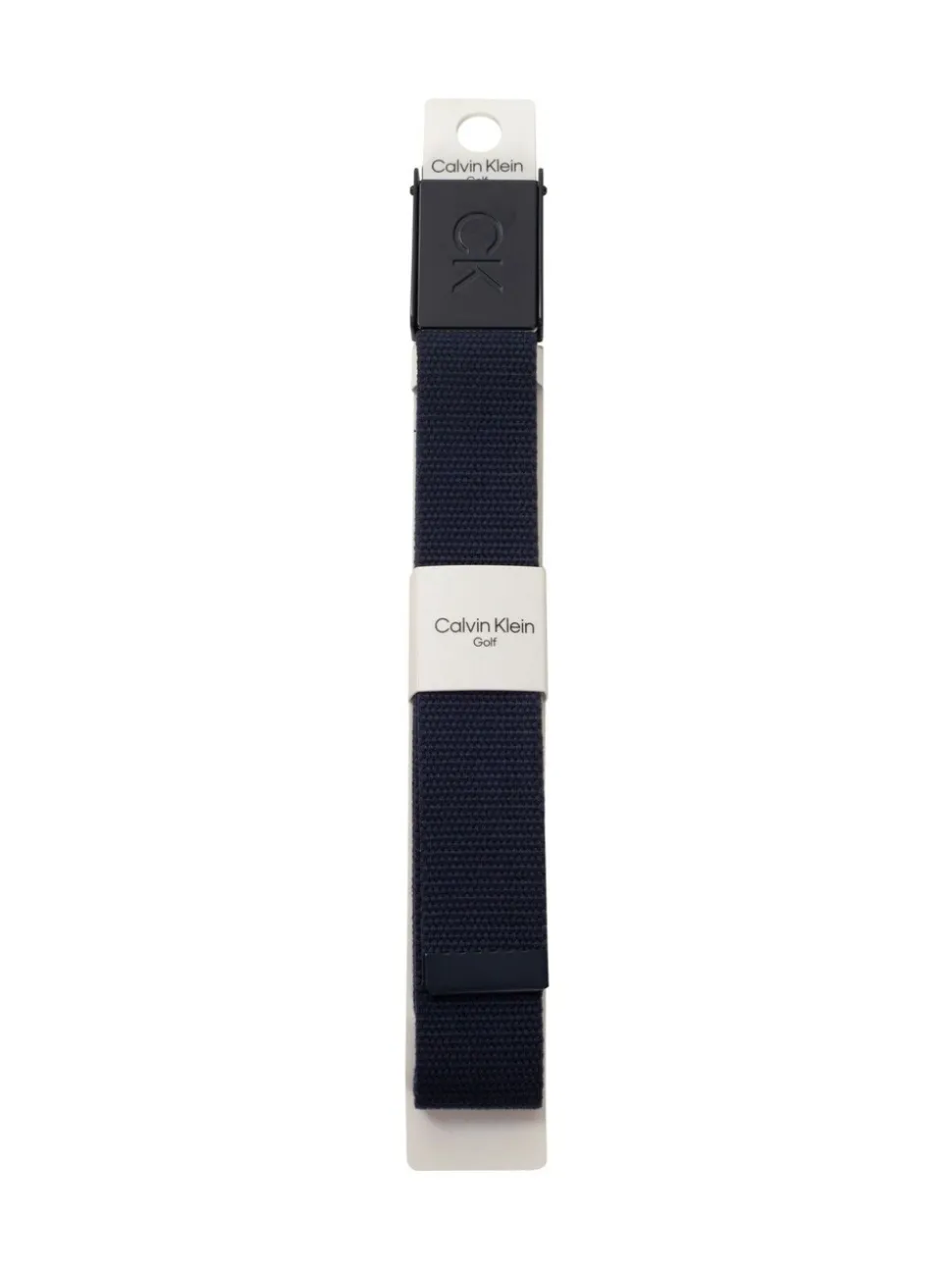 Blauw - Calvin Klein Golf Monogram Buckle Belt