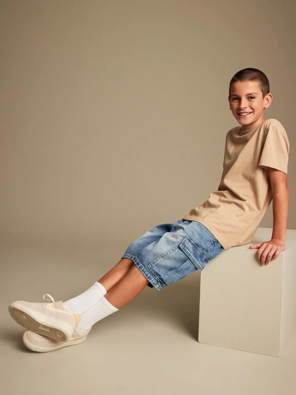 Blauw - Cargoshort (3-16jr)