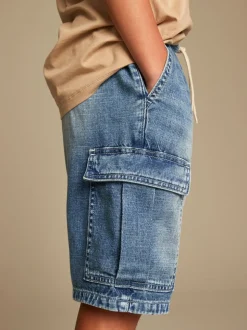Blauw - Cargoshort (3-16jr)