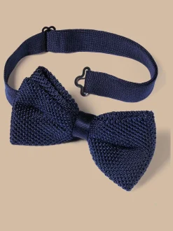 Blauw - Charles Tyrwhitt - Klassieke voorgestrikte vlinderdas