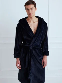 Blauw - Chelsea Peers - Fleece badjas