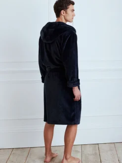 Blauw - Chelsea Peers - Fleece badjas