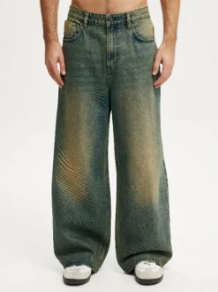 Blauw - Cotton On Super Baggy Jeans