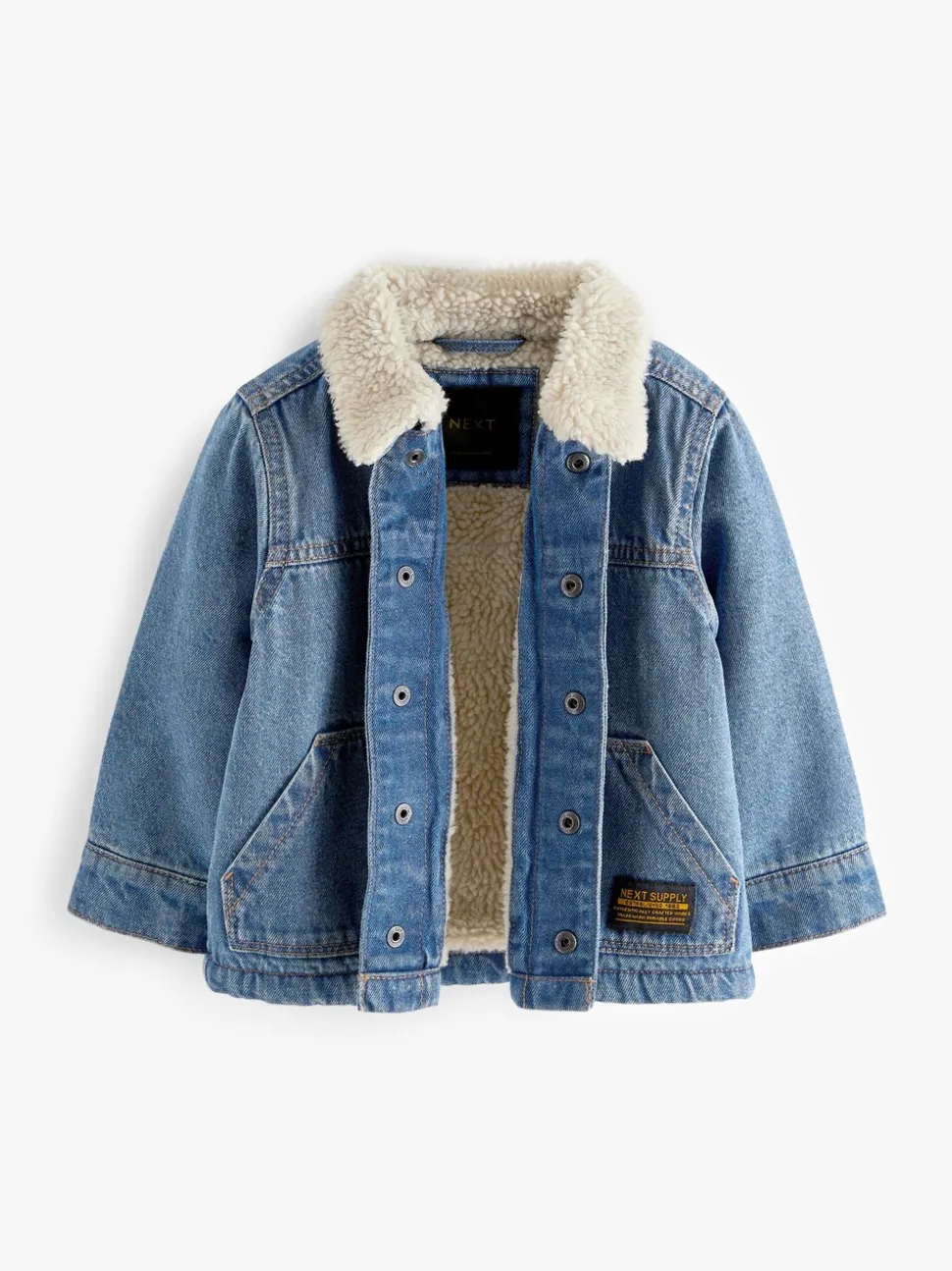 Blauw - Denim jack (3 mnd-10 jr)
