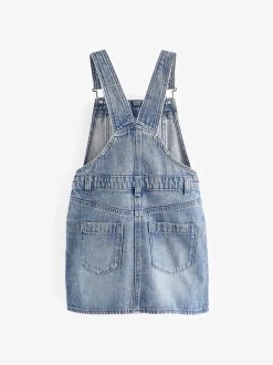 Blauw - Denim overgooier (3-16 jr)