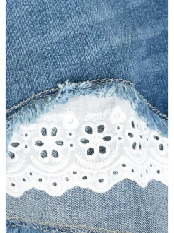 Blauw - Denim short