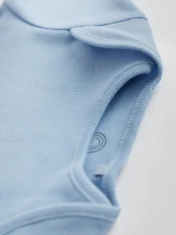 Blauw - Effen babyrompertjes