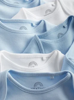 Blauw - Effen babyrompertjes