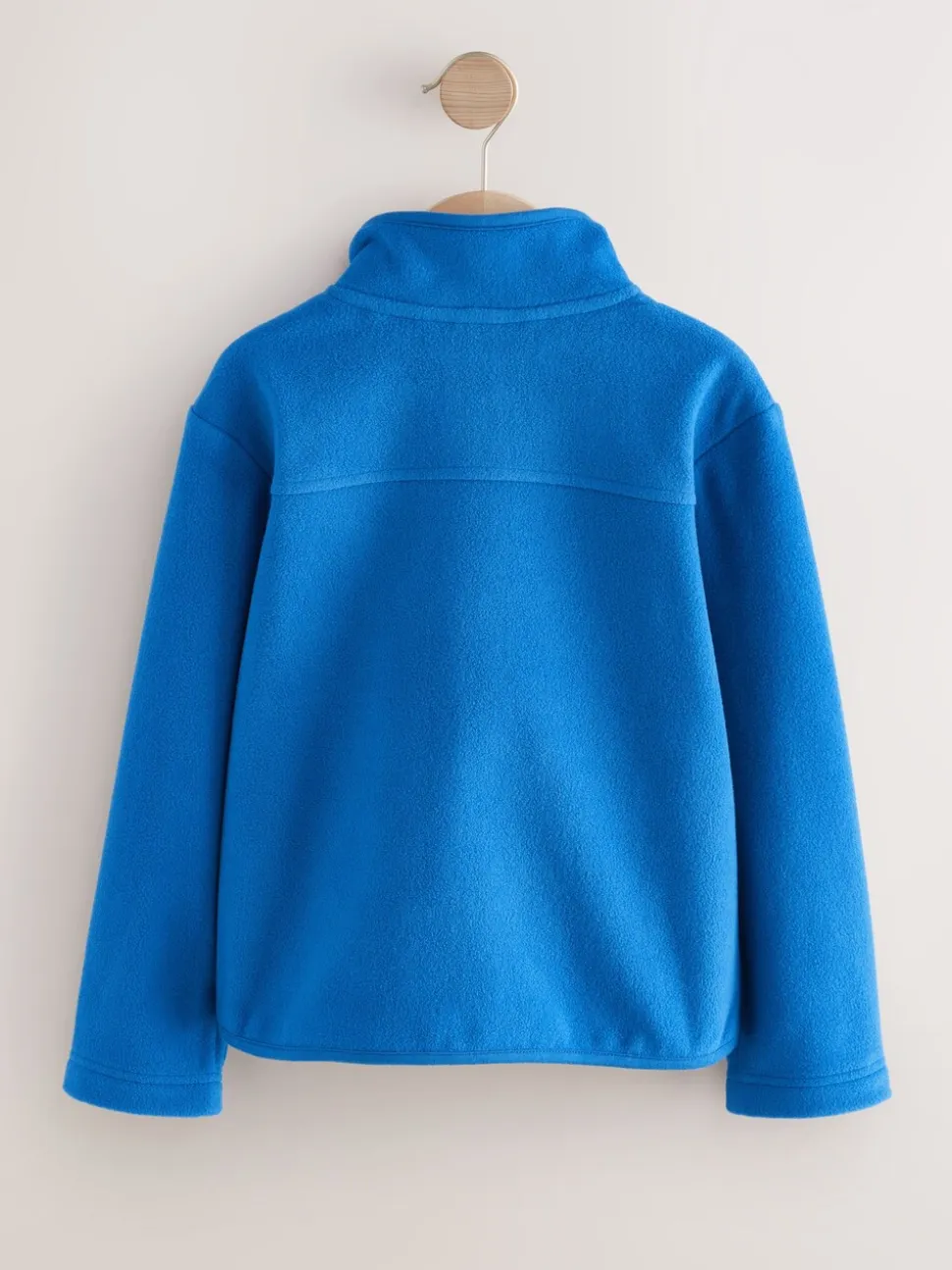 Blauw - Fleece jack met rits en zakken (3-16 jr)