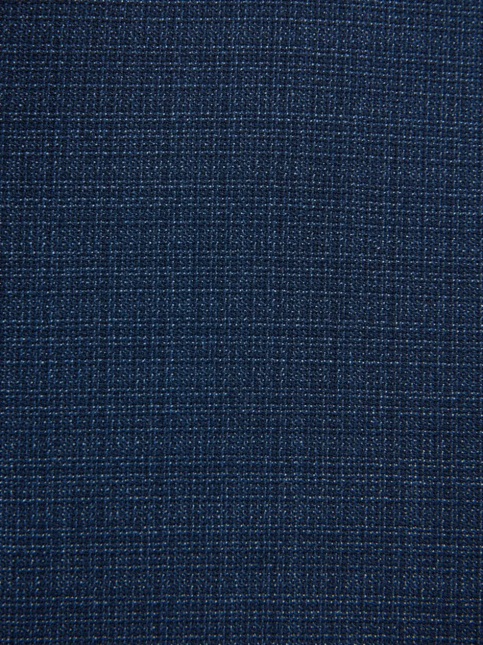 Blauw - Gilet van getextureerde wolmix